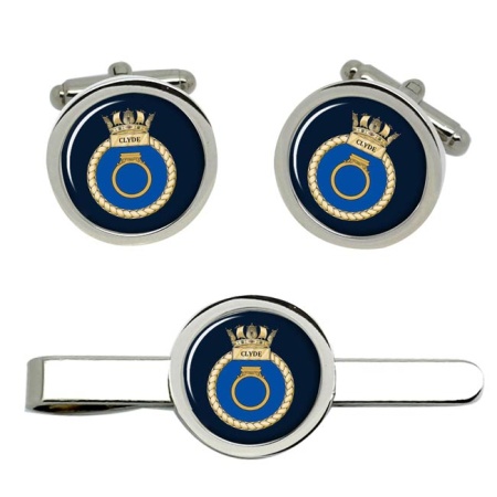 HMS Clyde (ship), Royal Navy Cufflink and Tie Clip Set