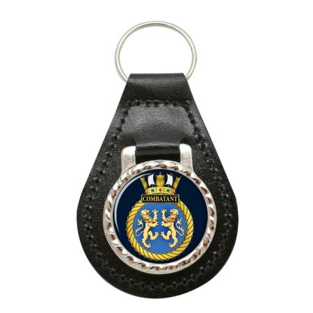 HMS Combatant, Royal Navy Leather Key Fob