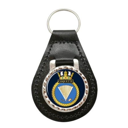 HMS Coquette, Royal Navy Leather Key Fob