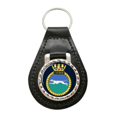 HMS Courier, Royal Navy Leather Key Fob