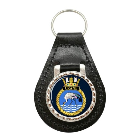 HMS Crane, Royal Navy Leather Key Fob