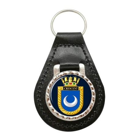 HMS Crescent, Royal Navy Leather Key Fob