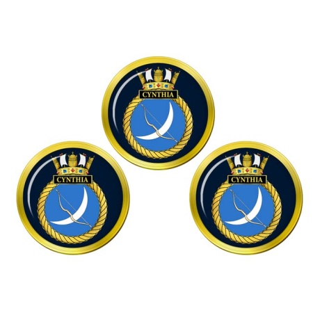 HMS Cynthia, Royal Navy Golf Ball Markers