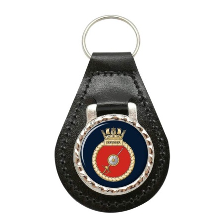 HMS Defender, Royal Navy Leather Key Fob