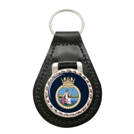 HMS Excellent, Royal Navy Leather Key Fob