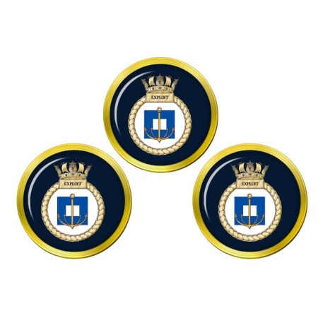 HMS Exploit, Royal Navy Golf Ball Markers