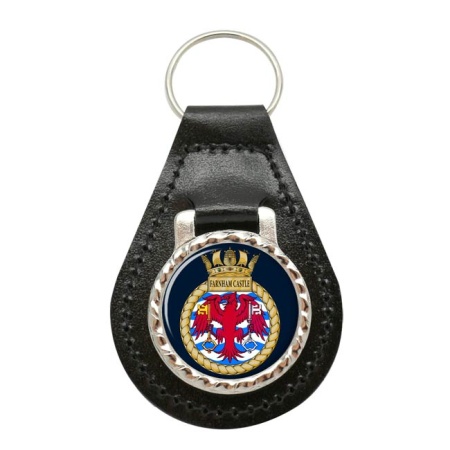 HMS Farnham Castle, Royal Navy Leather Key Fob