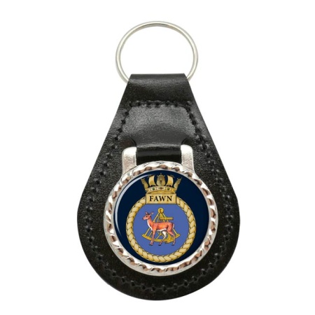 HMS Fawn, Royal Navy Leather Key Fob