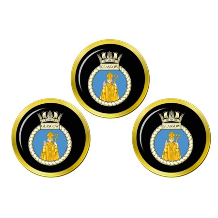 HMS Glasgow, Royal Navy Golf Ball Markers