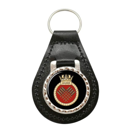 HMS Gleaner, Royal Navy Leather Key Fob