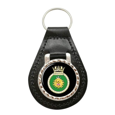 HMS Grafton, Royal Navy Leather Key Fob