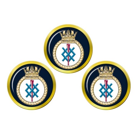 HMS Middleton, Royal Navy Golf Ball Markers