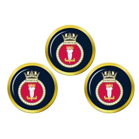 HMS Norfolk, Royal Navy Golf Ball Markers