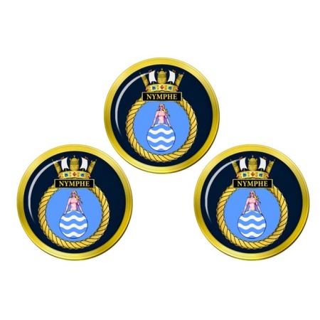 HMS Nymphe, Royal Navy Golf Ball Markers