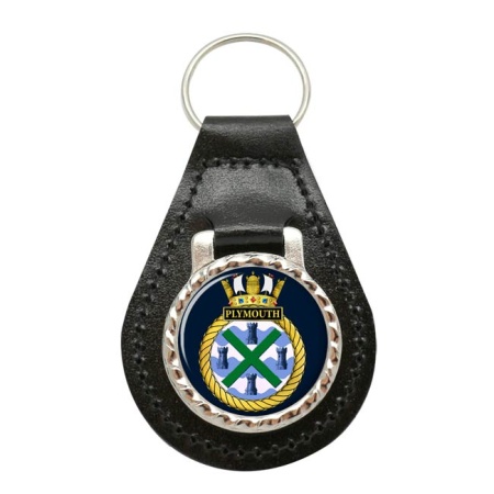 HMS Plymouth, Royal Navy Leather Key Fob