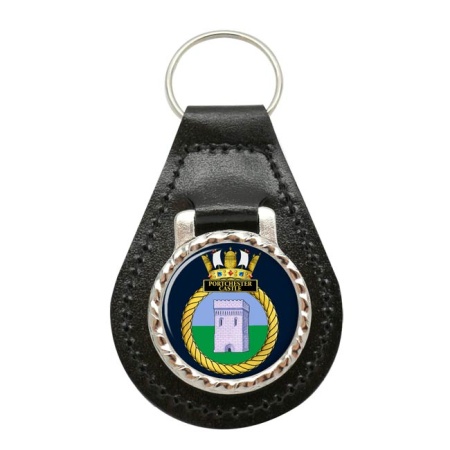 HMS Portchester Castle, Royal Navy Leather Key Fob