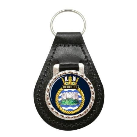 HMS Redoubt, Royal Navy Leather Key Fob