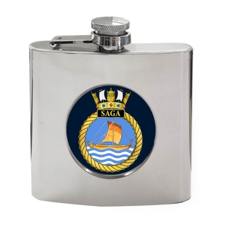 HMS Saga, Royal Navy Hip Flask