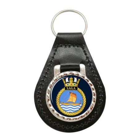 HMS Saga, Royal Navy Leather Key Fob