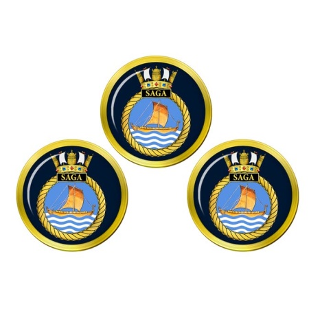 HMS Saga, Royal Navy Golf Ball Markers