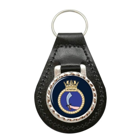 HMS Scimitar, Royal Navy Leather Key Fob