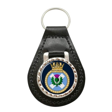 HMS Scotsman, Royal Navy Leather Key Fob