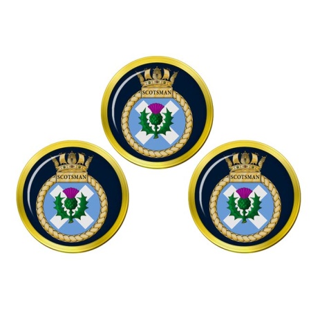 HMS Scotsman, Royal Navy Golf Ball Markers