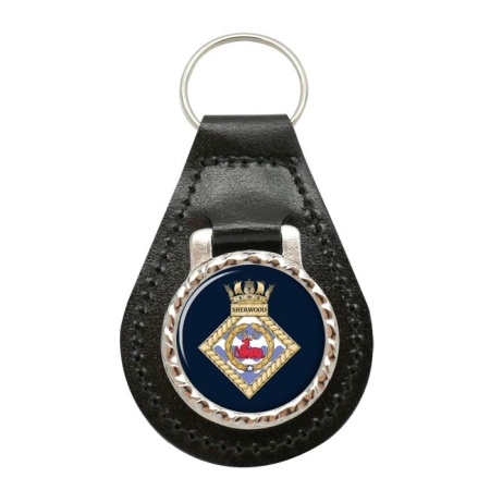 HMS Sherwood, Royal Navy Leather Key Fob