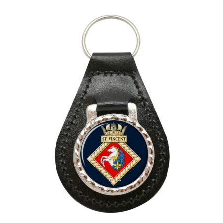 HMS St. Vincent, Royal Navy Leather Key Fob