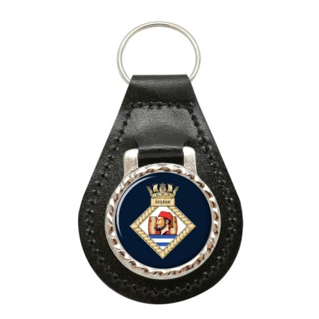 HMS Sultan, Royal Navy Leather Key Fob