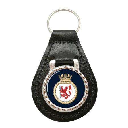 HMS Sutherland, Royal Navy Leather Key Fob