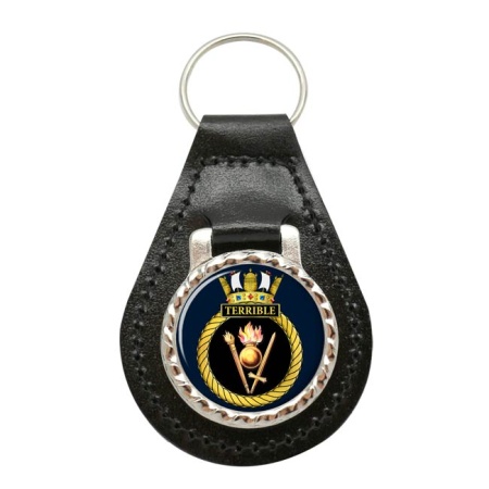 HMS Terrible, Royal Navy Leather Key Fob