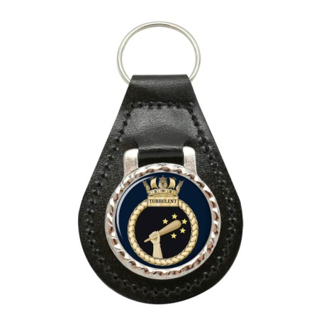 HMS Turbulent, Royal Navy Leather Key Fob