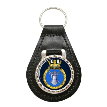 HMS Ultimatum, Royal Navy Leather Key Fob