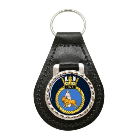 HMS Una, Royal Navy Leather Key Fob