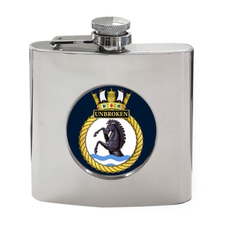 HMS Unbroken, Royal Navy Hip Flask