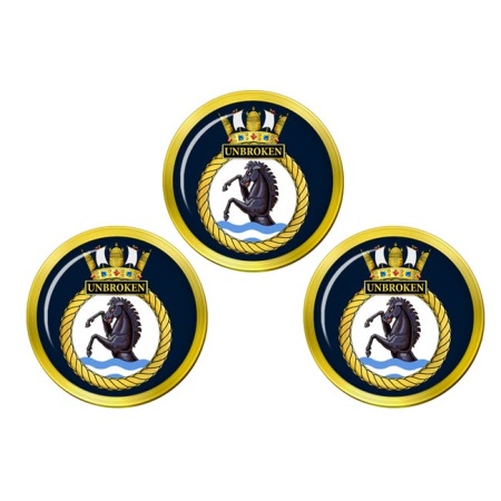 HMS Unbroken, Royal Navy Golf Ball Markers