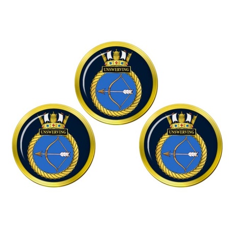 HMS Unswerving, Royal Navy Golf Ball Markers