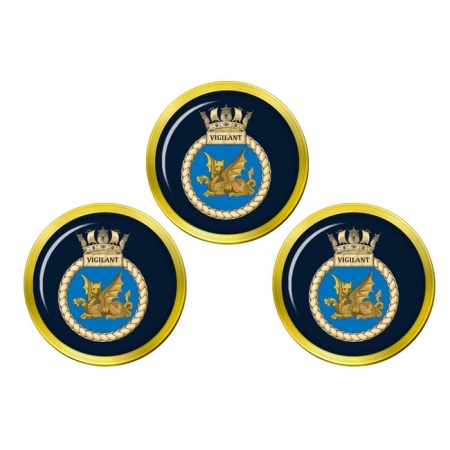 HMS Vigilant, Royal Navy Golf Ball Markers