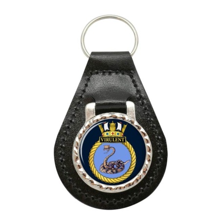 HMS Virulent, Royal Navy Leather Key Fob