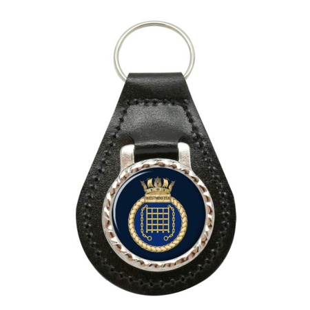 HMS Westminster, Royal Navy Leather Key Fob