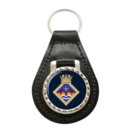 HMS Wildfire, Royal Navy Leather Key Fob