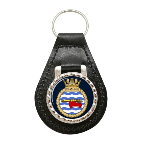 HMS Wrangler, Royal Navy Leather Key Fob