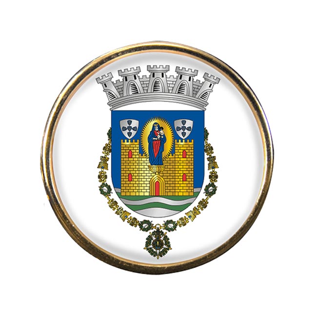UK Gift Shop Porto (Portugal) Round Pin Badge