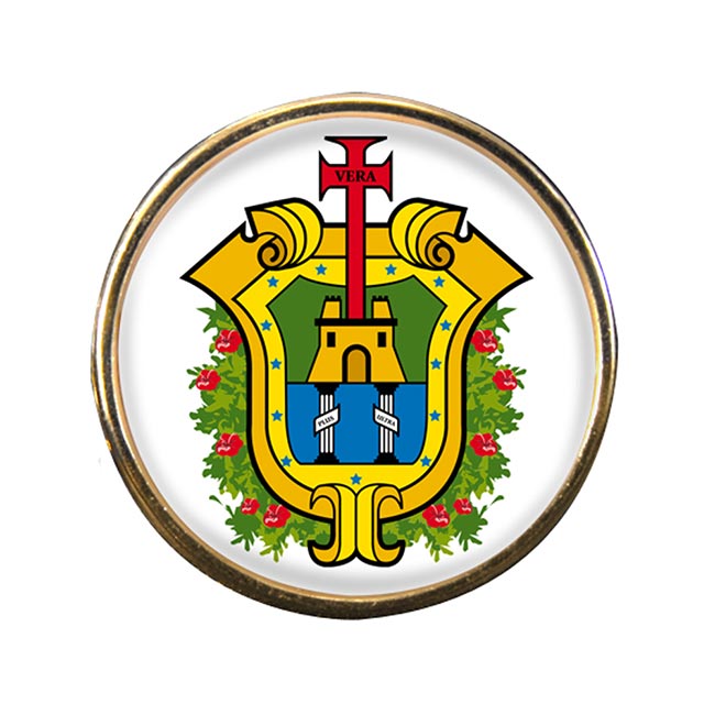 UK Gift Shop Veracruz (Mexico) Round Pin Badge