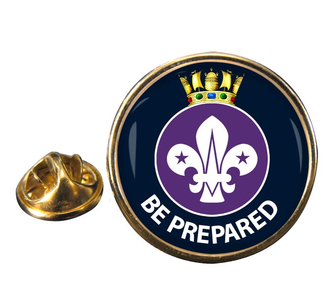UK Gift Shop Sea Scouts Round Pin Badge