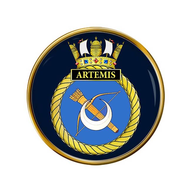 UK Gift Shop HMS Artemis, Royal Navy Pin Badge