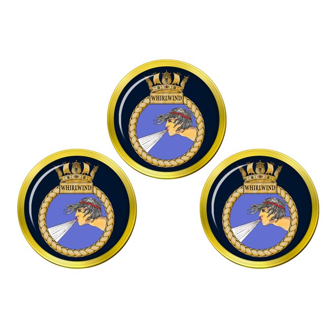 UK Gift Shop HMS Whirlwind, Royal Navy Golf Ball Markers