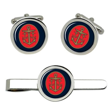 Navy Board, Royal Navy Cufflink and Tie Clip Set