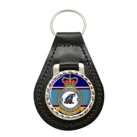 RAF GRIS Squadron (Royal Air Force) Leather Key Fob